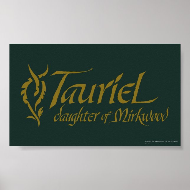 Póster nombre TAURIEL™ (Frente)