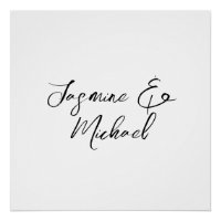 Nombres de Caligrafía Chic Encantadores Bodas