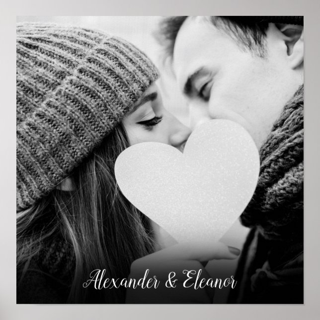 Póster Nombres de guión de tu foto favorita (Frente)