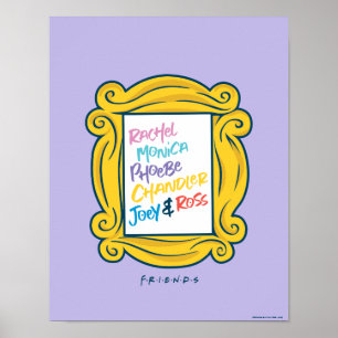 Póster Nombres FRIENDS™ en Peephole