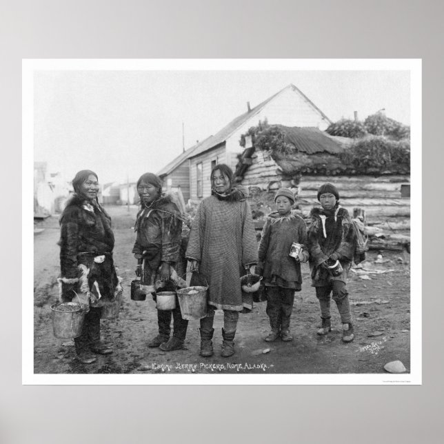 Póster Nome Eskimo Berry Pickers 1916 (Frente)