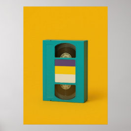 Póster Non-Binary Pride VHS Tape - Retro Pop Art