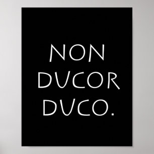 Póster Non ducor duco