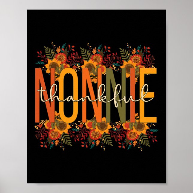 Póster Nonnie Abuela Thankding Nonnie Abuma (Frente)