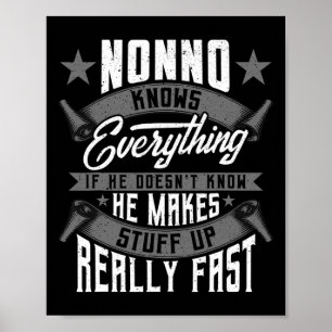 Póster Nonno Sabe Todo Lo Divertido Día De Los Padres Gif