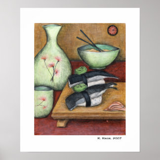 Póster Noodles and Fishes