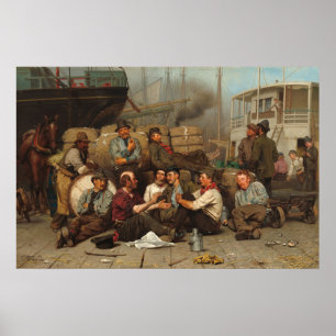 Póster Noon de Longshoremen - Poster Bella Artes de John 