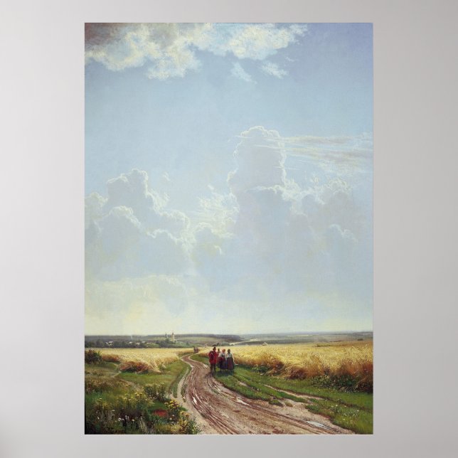 Póster Noon en el vecindario de Mosco (Frente)