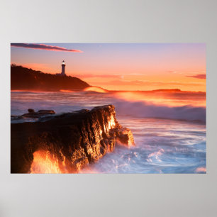 Póster Norah Head Lighthouse Soldiers Beach, Australia