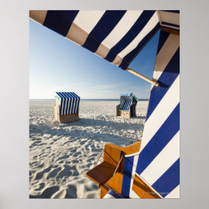Póster Norderney, islas del este del Frisian, Alemania