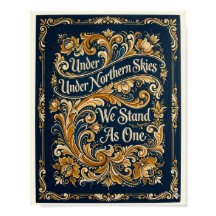 Nordic Telemark Rosemaling Art Poster