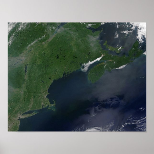 Póster Noreste de Estados Unidos y Canadá (Frente)