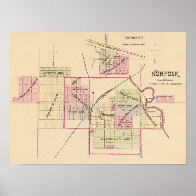 Póster Norfolk, Nebraska (Frente)