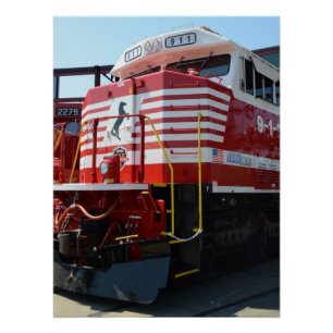 Póster Norfolk Southern Railway 911 Locomotora Diesel