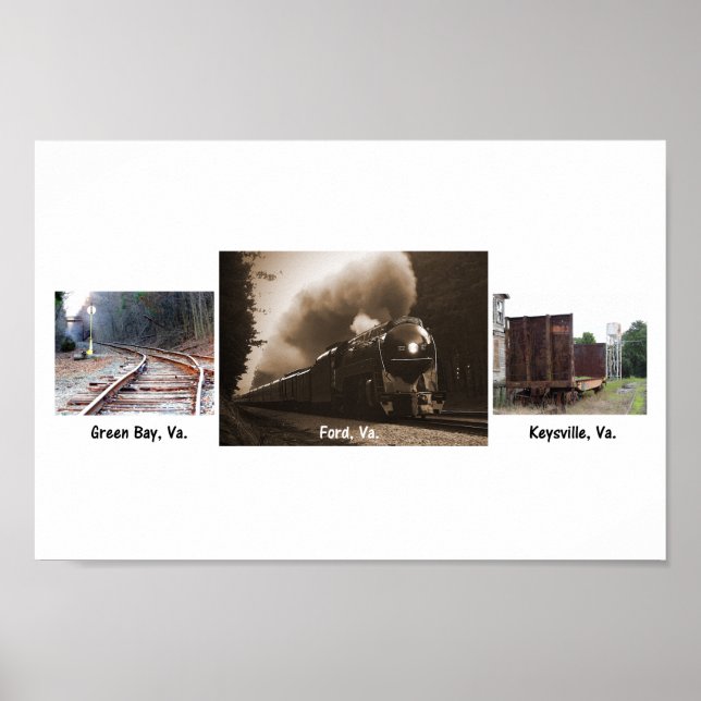 Póster Norfolk y Western 611-El espíritu de Roanoke (Frente)