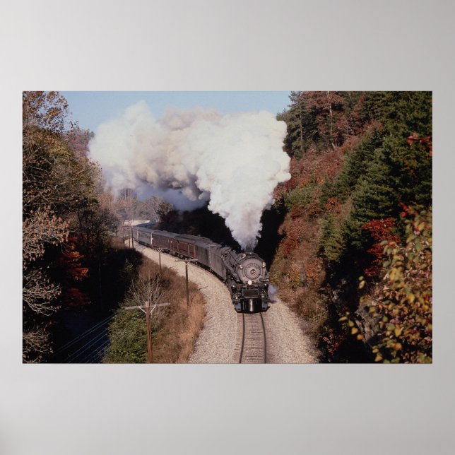 Póster Norfolk y Western, Nº 1218, cerca del Fuerte Viejo (Frente)