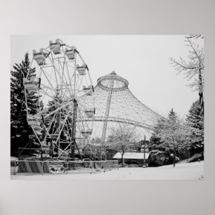 Póster NORIA y PABELLÓN de R F P - SPOKANE