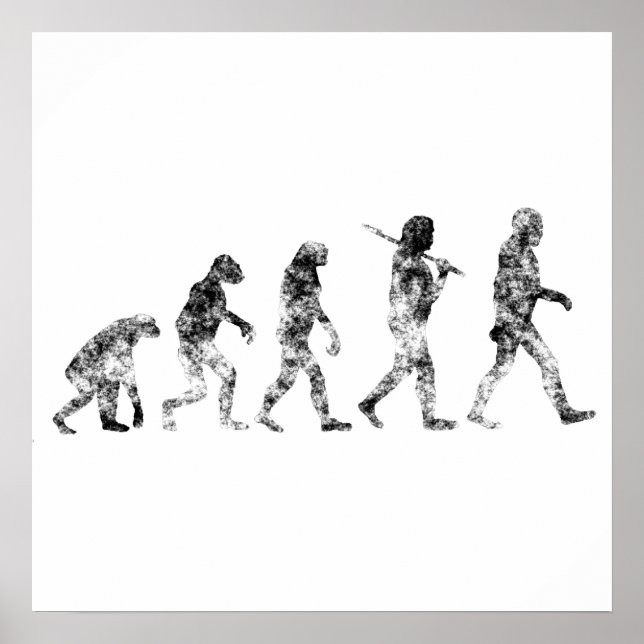 Póster Norma de evolución - Nubes (Frente)