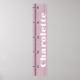 Póster Norma sobre la tabla de crecimiento femenina perso