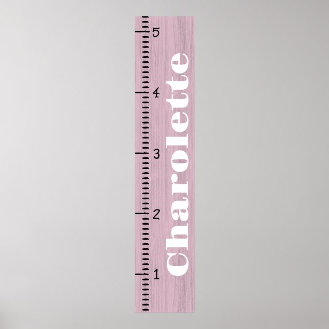 Póster Norma sobre la tabla de crecimiento femenina perso (Frente)