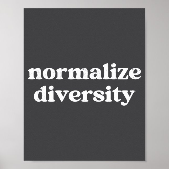 Póster Normalizar la diversidad  (Frente)