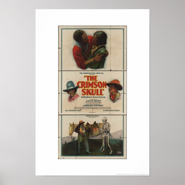 Póster Norman Fil Co. presenta al Poster del cráneo de Cr (Frente)