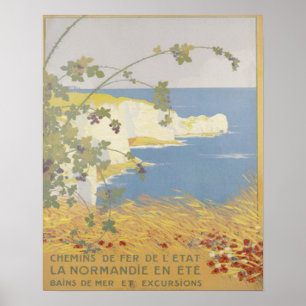 Póster Normandy Beach France