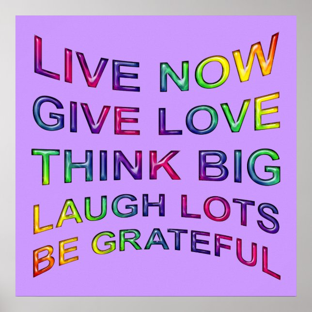 Póster Normas De Vida (Frente)