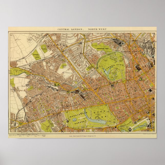 Póster Noroeste de Londres (Frente)