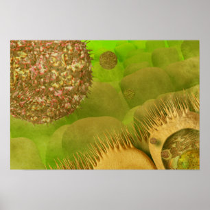Póster Norovirus en el tracto gastrointestinal
