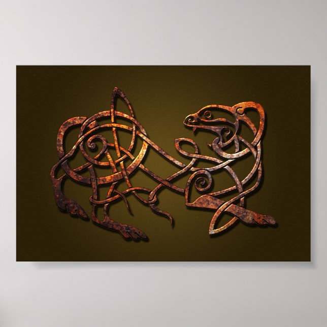 Póster Norse Lion (Frente)