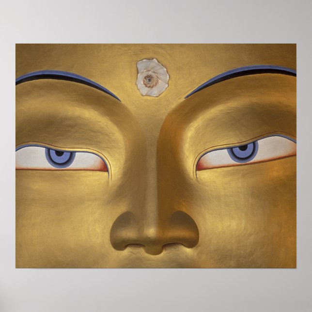 Póster Norte de India, Ladakh, Thikse gompa (Frente)