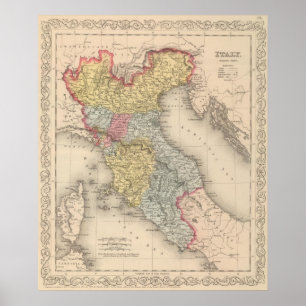 Póster Norte de Italia