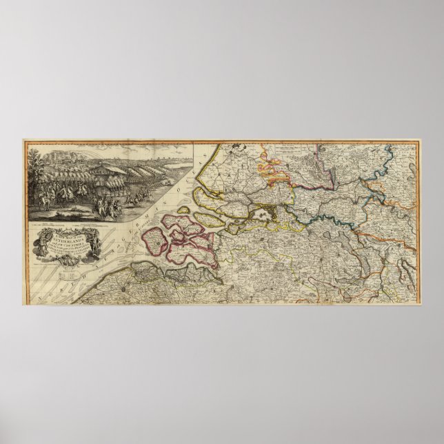 Póster Norte de los Países Bajos (Frente)