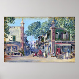 Póster Norte - La calle de la sangre, Delhi, 1880