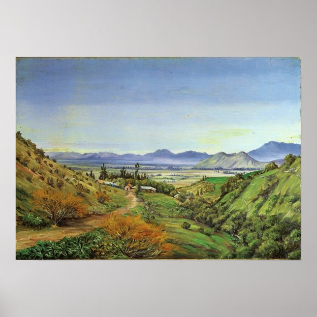 Póster Norte - Santiago Desde Apoquindo (Frente)