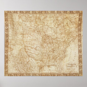 Póster Norteamérica 1804