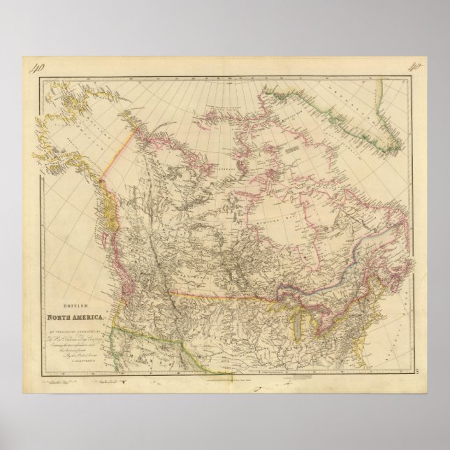 Póster Norteamérica británica 2 (Frente)