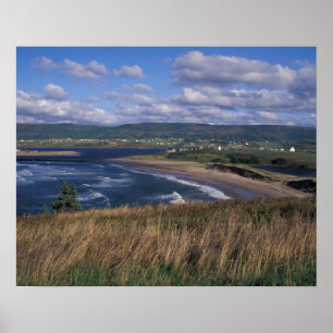 Póster Norteamérica, Canadá, Nueva Escocia, Cabo Bretón,