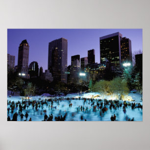 Póster Norteamérica, EE. UU., Nueva York, ciudad de Nueva