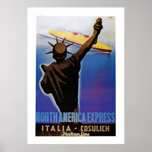 Póster Norteamérica expreso
