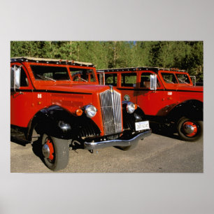 Póster Norteamérica, los E.E.U.U., Montana. Obra clásic