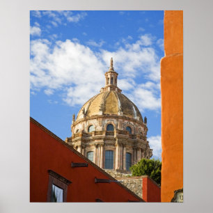 Póster Norteamérica, México, estado de Guanajuato, San 2