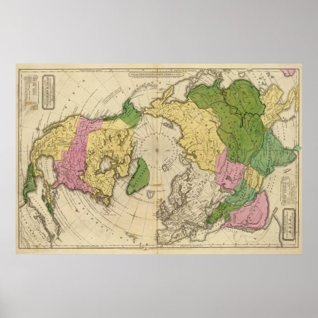 Póster North America, Asia (Frente)