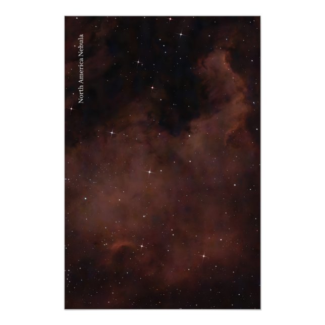 Póster North America Nebula space (Anverso)