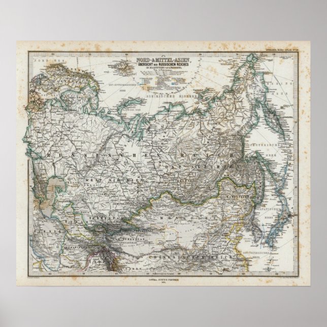Póster North and Central Asia (Frente)
