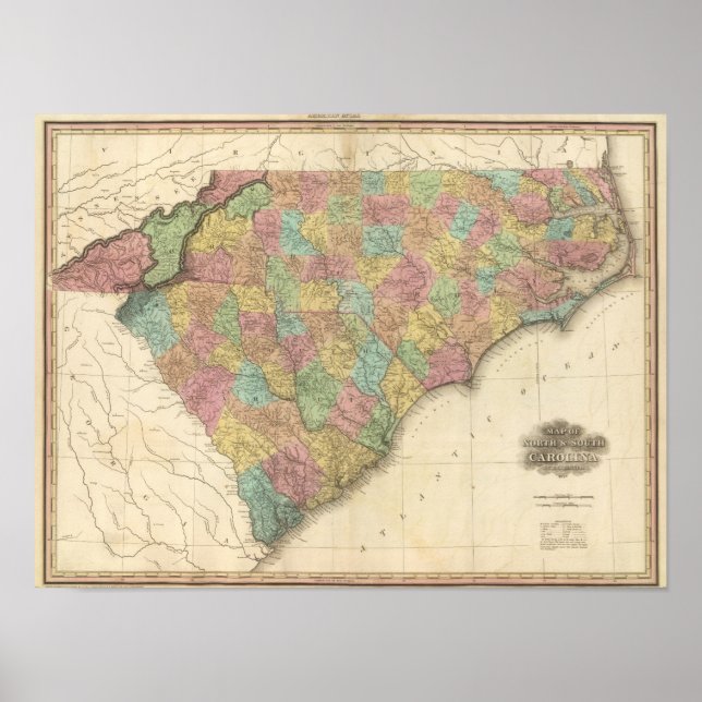 Póster North and South Carolina 2 (Frente)