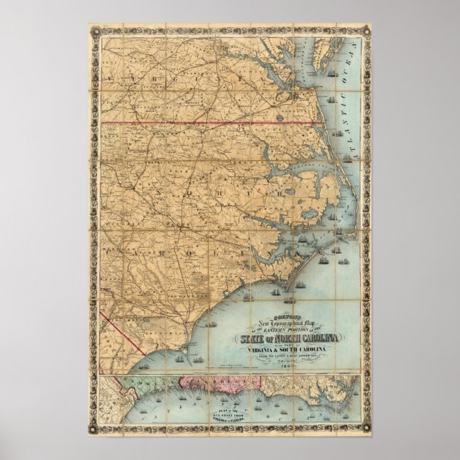 Póster North Carolina 3 (Frente)