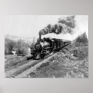 Póster North Coast Limited Railway Train near