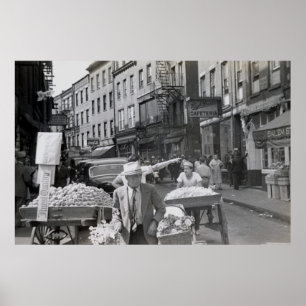 Póster North End 1940, Boston